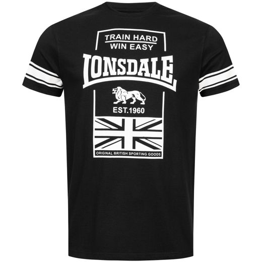 Εικόνα για Ανδρικό T-Shirt CHARMOUTH LONSDALE Black 4