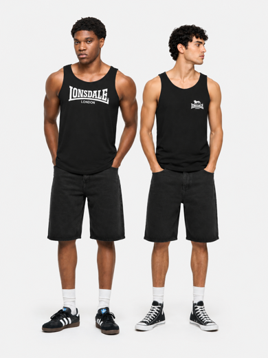 Εικόνα για Ανδρικά Αμάνικα (Double Pack) TUGHALL LONSDALE Black 1