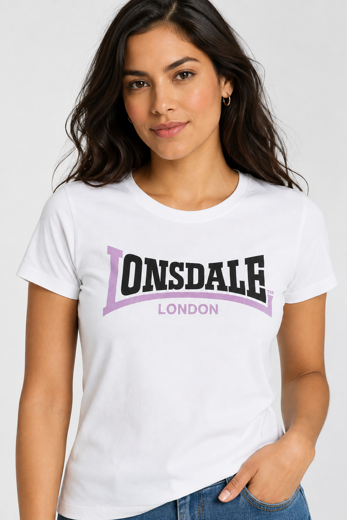 Εικόνα για Γυναικείο T-Shirt ACHNAVAST LONSDALE White 0
