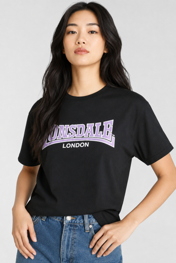 Εικόνα για Γυναικείο T-Shirt Oversized OUSDALE LONSDALE Black 0