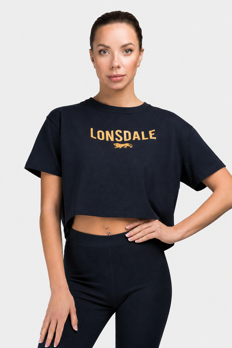Εικόνα για Γυναικείο Crop Top MOIRA LONSDALE Navy