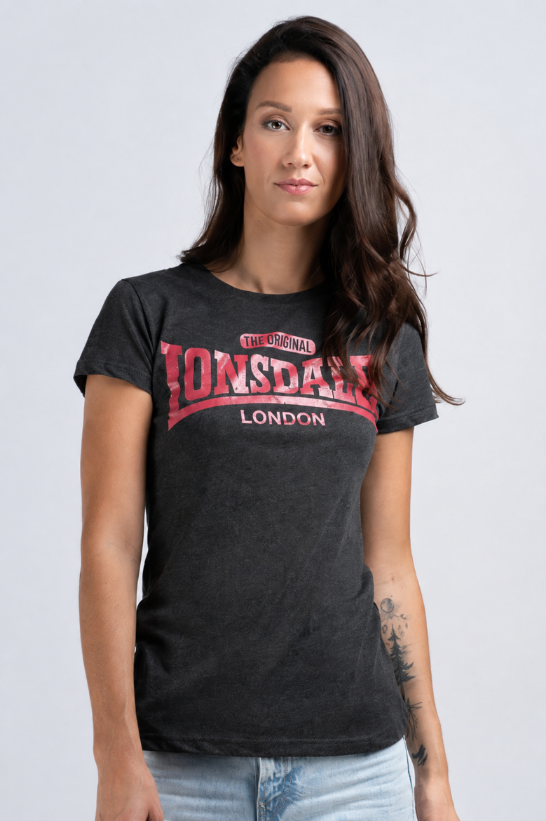 Εικόνα για Γυναικείο T-Shirt TULSE LONSDALE Marl Black