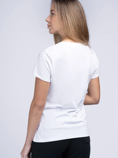 Picture of WOMEN'S TSHIRT ACHNAVAST WHITE 2