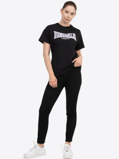 Picture of WOMEN'S TSHIRT LONSDALE OUSDALE BLACK  1