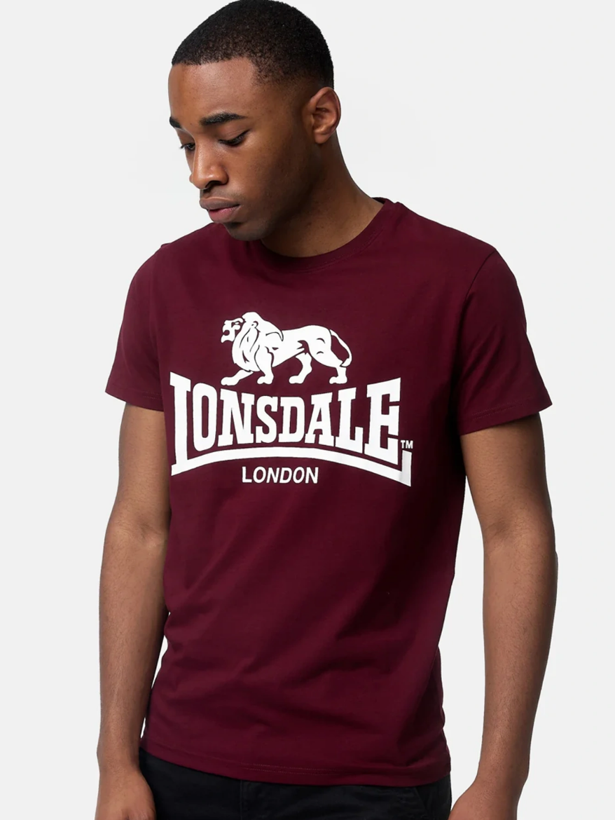 Εικόνα για Ανδρικό T-Shirt KELSO LONSDALE Oxblood