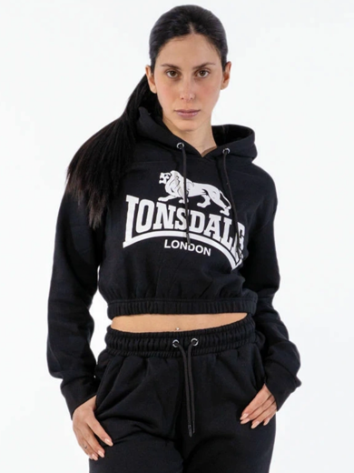 Εικόνα για Γυναικείο Cropped Φούτερ MILE LONSDALE Black 0