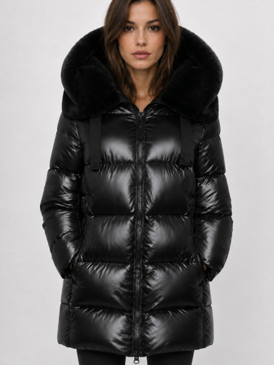Εικόνα για Γυναικείο Μπουφάν LODAI20765 LONSDALE Black 0