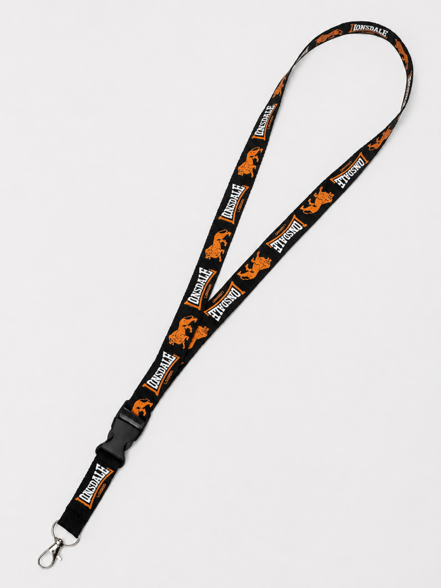 Εικόνα για Κορδόνι Λαιμού (Lanyard) PEMBURY LONSDALE Black/Orange