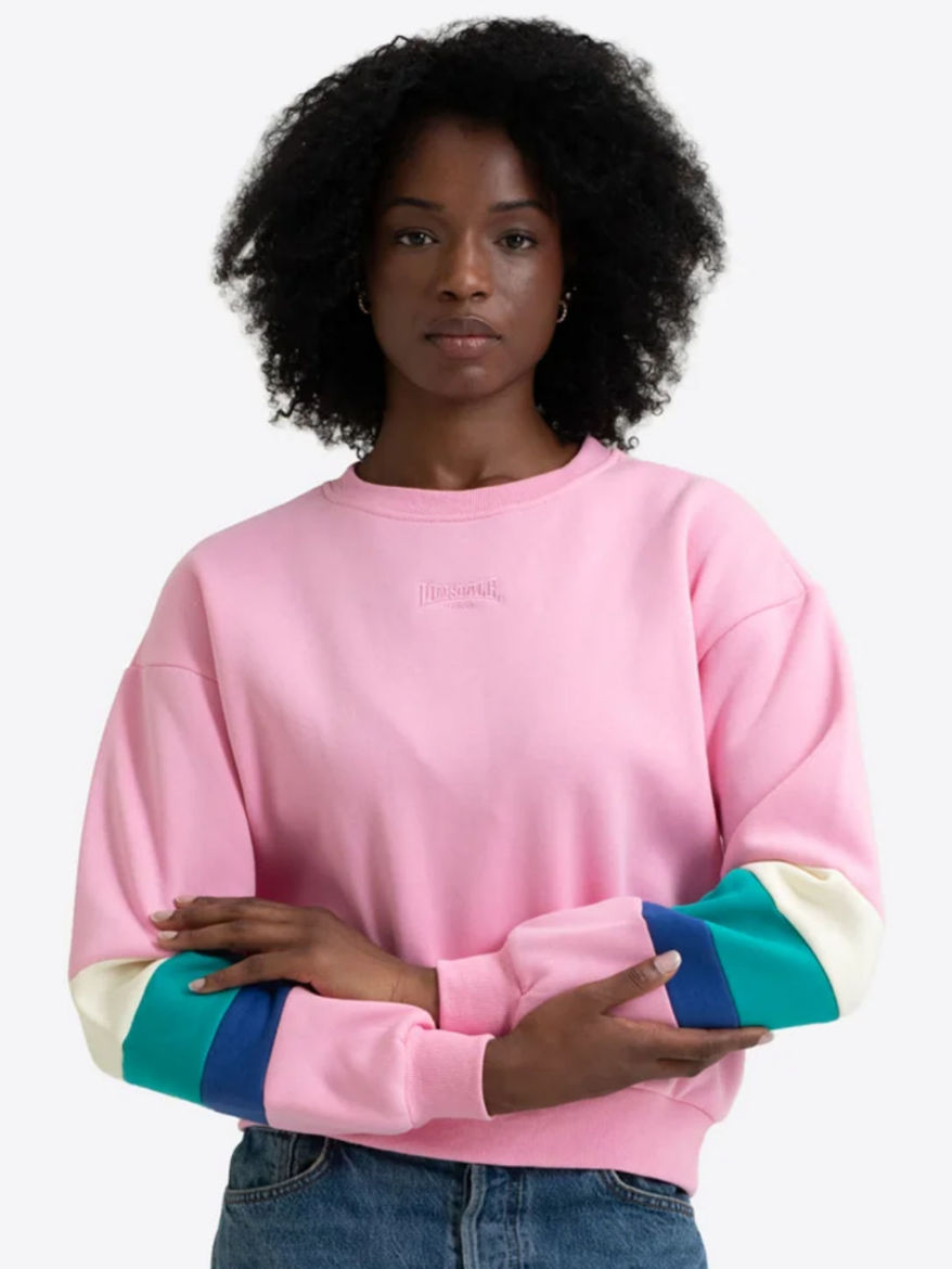 Εικόνα για Γυναικείο Φούτερ CHAFFORD LONSDALE Pink/Beige/Blue