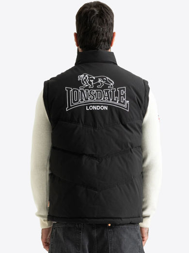 Picture of Mens Sleeveless Jacket DEPTFORD LONSDALE Black 2