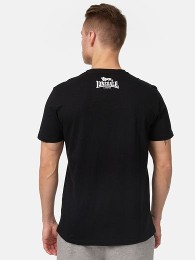 Picture of Mens T-Shirt LOGO LONSDALE Black/White 2