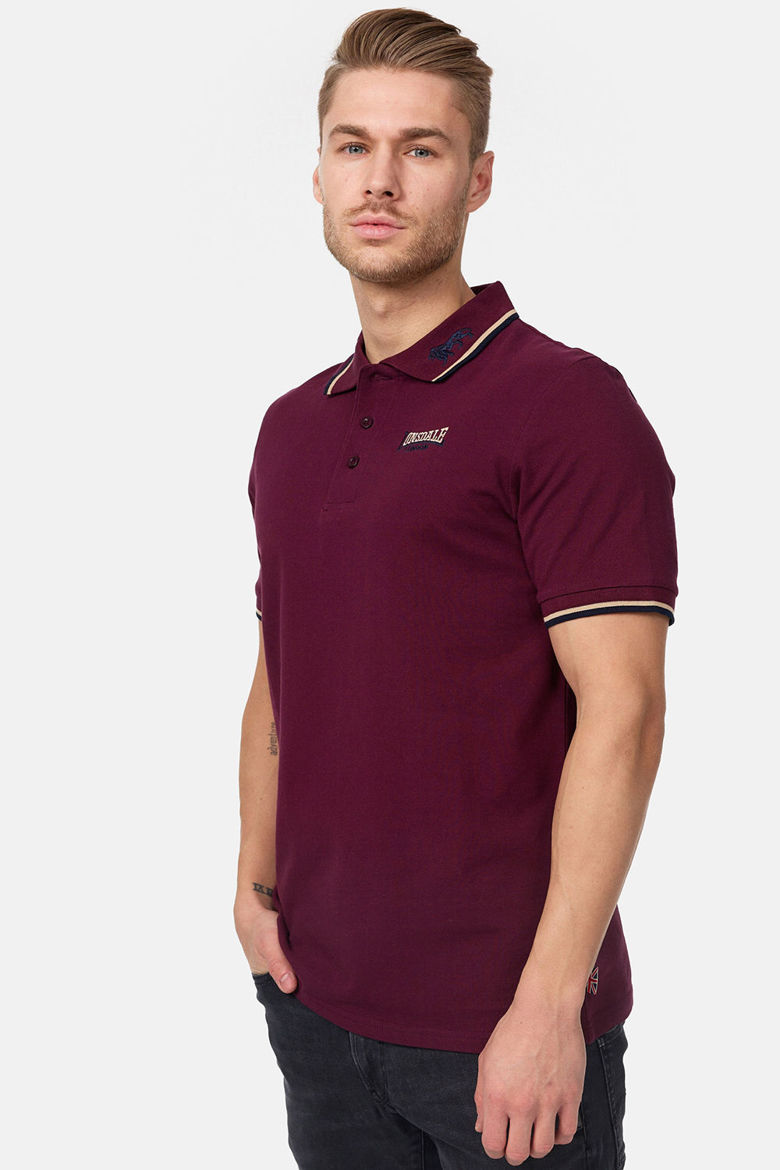 Picture of MEN'S POLO LONSDALE LION-OXBLOOD