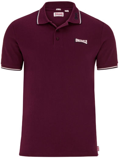 Picture of MEN'S POLO LONSDALE LION-OXBLOOD 4